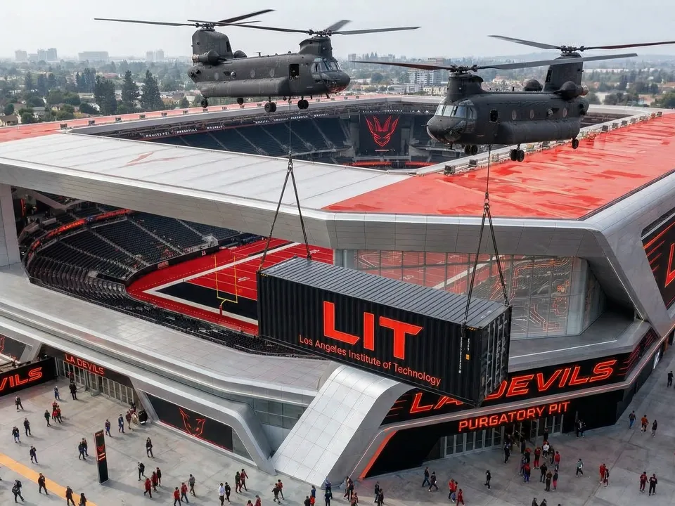 LIT LAB Corp performance science installation.